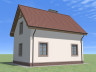 Дом с металлочерепичной крышей