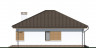 Одноэтажный дом с металлочерепичной крышей
